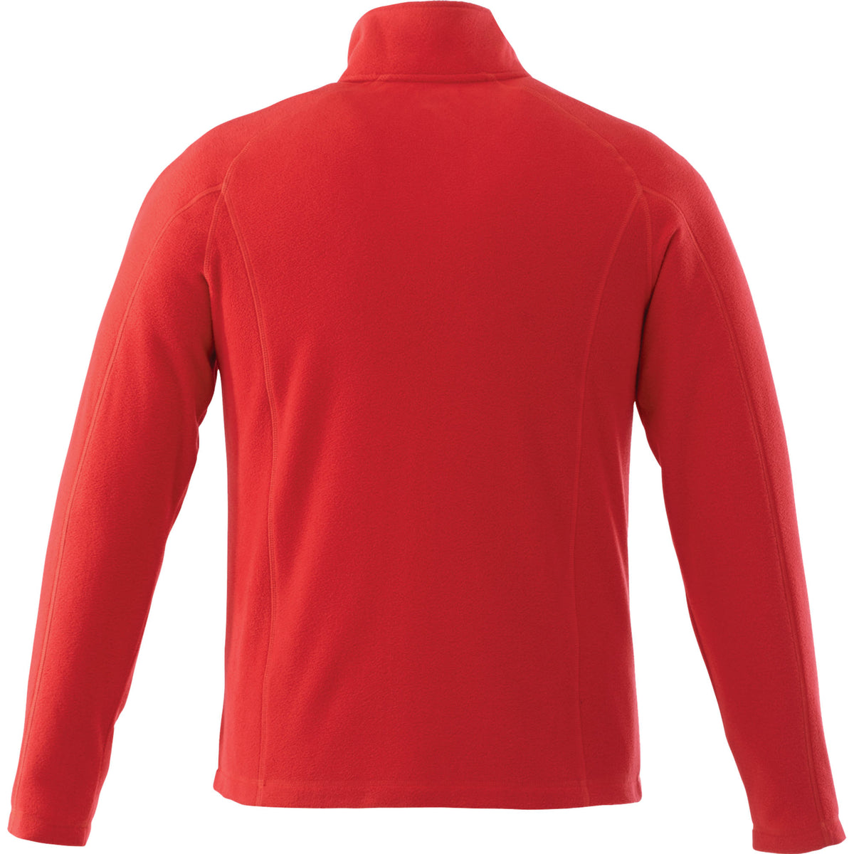 Rixford Anti-Pill Microfleece Full Zip Jacket for Men Embroidery - Team Red - Back Flat