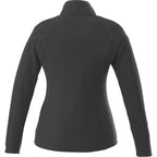 Rixford Anti-Pill Microfleece Full Zip Jacket for Women Embroidery - Grey Storm - Back Flat