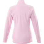 Rixford Anti-Pill Microfleece Full Zip Jacket for Women Laser Engraving - Pink Zircon - Back Flat