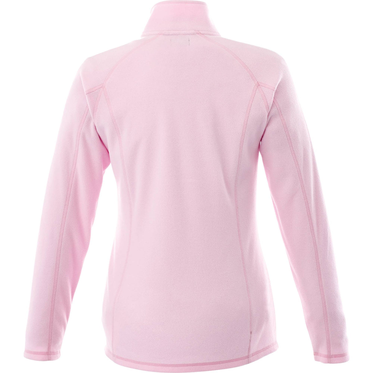 Rixford Anti-Pill Microfleece Full Zip Jacket for Women Laser Engraving - Pink Zircon - Back Flat