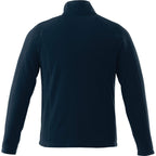Rixford Tall Full Zip Microfleece Jacket for Men Laser Engraving - Navy - Back Flat
