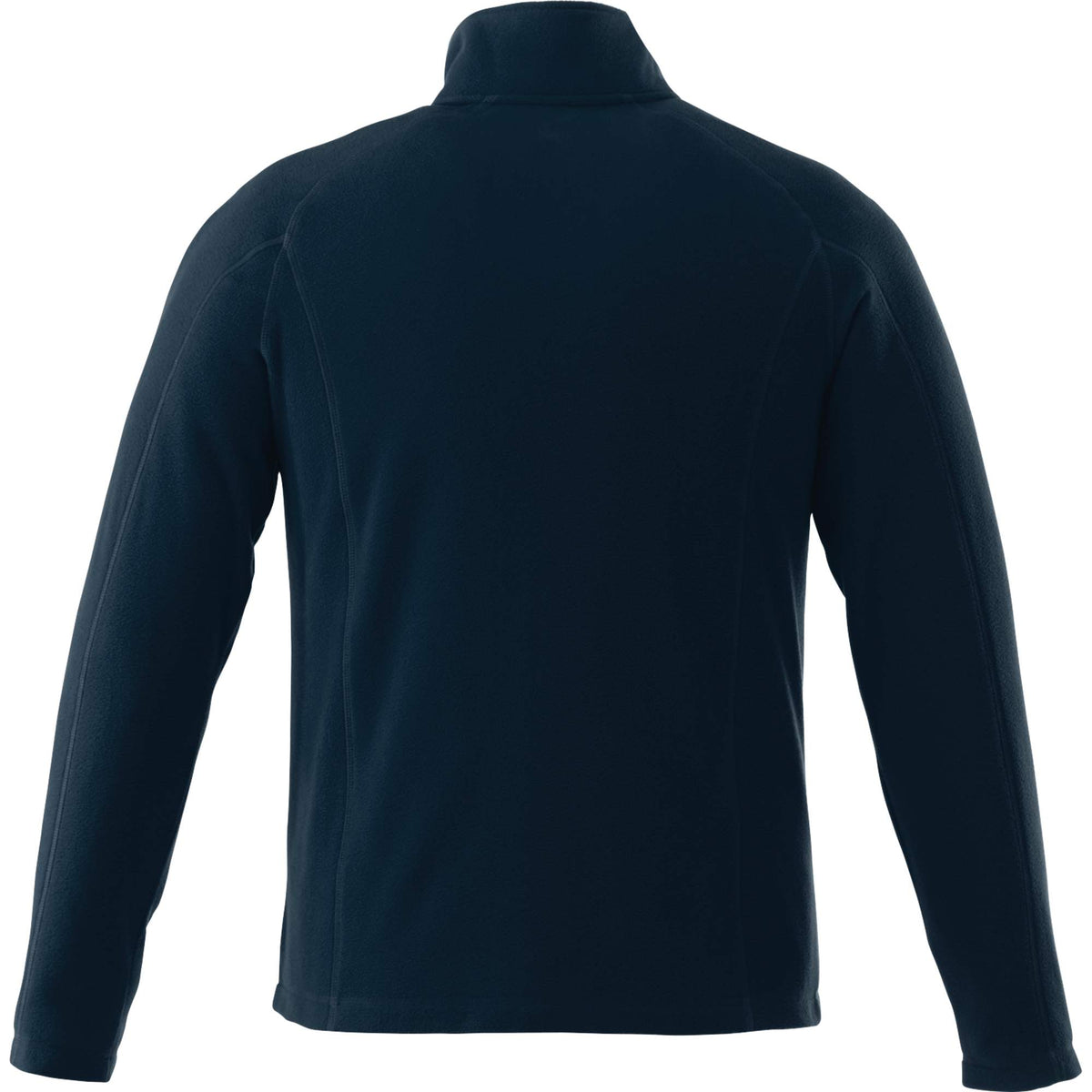 Rixford Tall Full Zip Microfleece Jacket for Men Laser Engraving - Navy - Back Flat