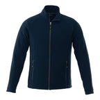 Rixford Tall Full Zip Microfleece Jacket for Men Laser Engraving - Navy - Front Flat