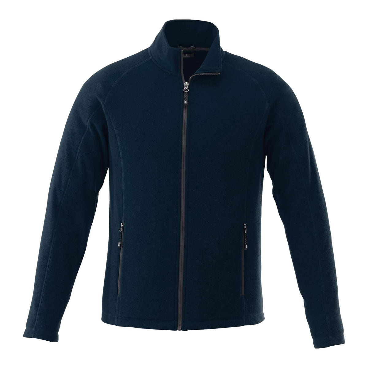 Rixford Tall Full Zip Microfleece Jacket for Men Laser Engraving - Navy - Front Flat