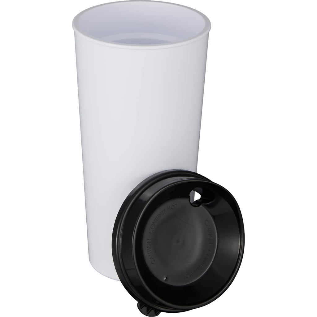 Roadmaster Travel Tumbler with Sip-Through Lid, 20 oz - Black - Alternate