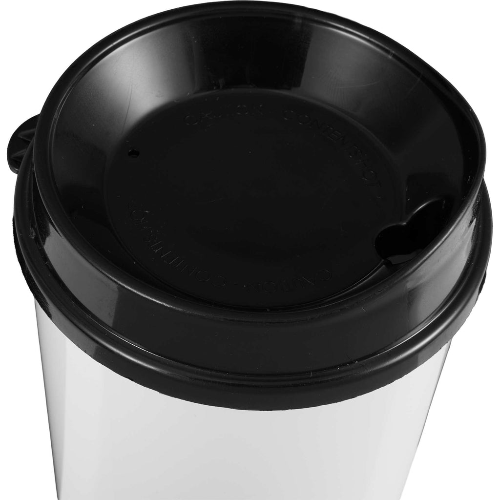 Roadmaster Travel Tumbler with Sip-Through Lid, 20 oz - Black - Detail