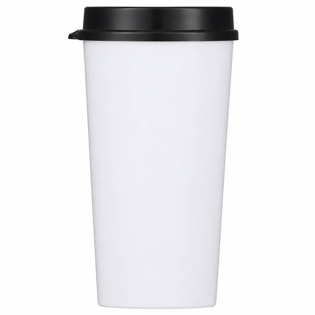Roadmaster Travel Tumbler with Sip-Through Lid, 20 oz - Black - Straight