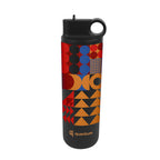 Roanoke Stainless Steel Bottle in Full Color, 27 oz - Black - Megabrite