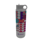 Roanoke Stainless Steel Bottle in Full Color, 27 oz - Gray - Megabrite