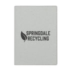 Rochester Journal in Recycled Leather - Light Gray - Silk Screen