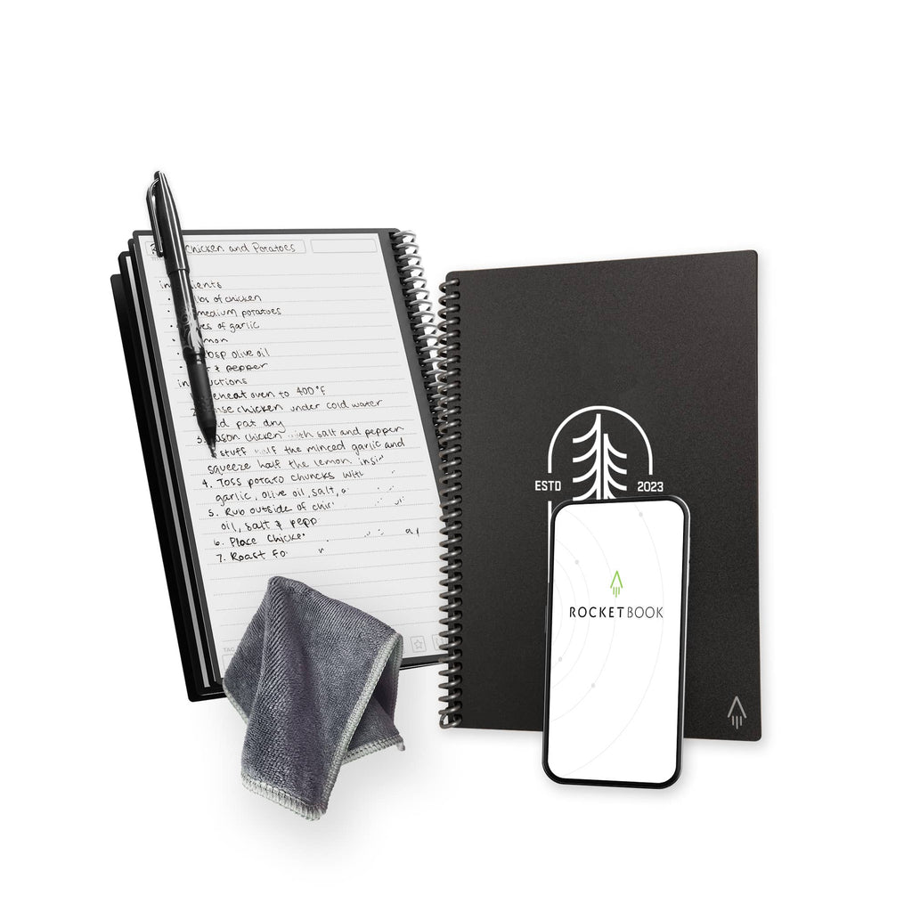 Rocketbook Core Reusable Notebook Set, Executive Size - Black - Detail 8