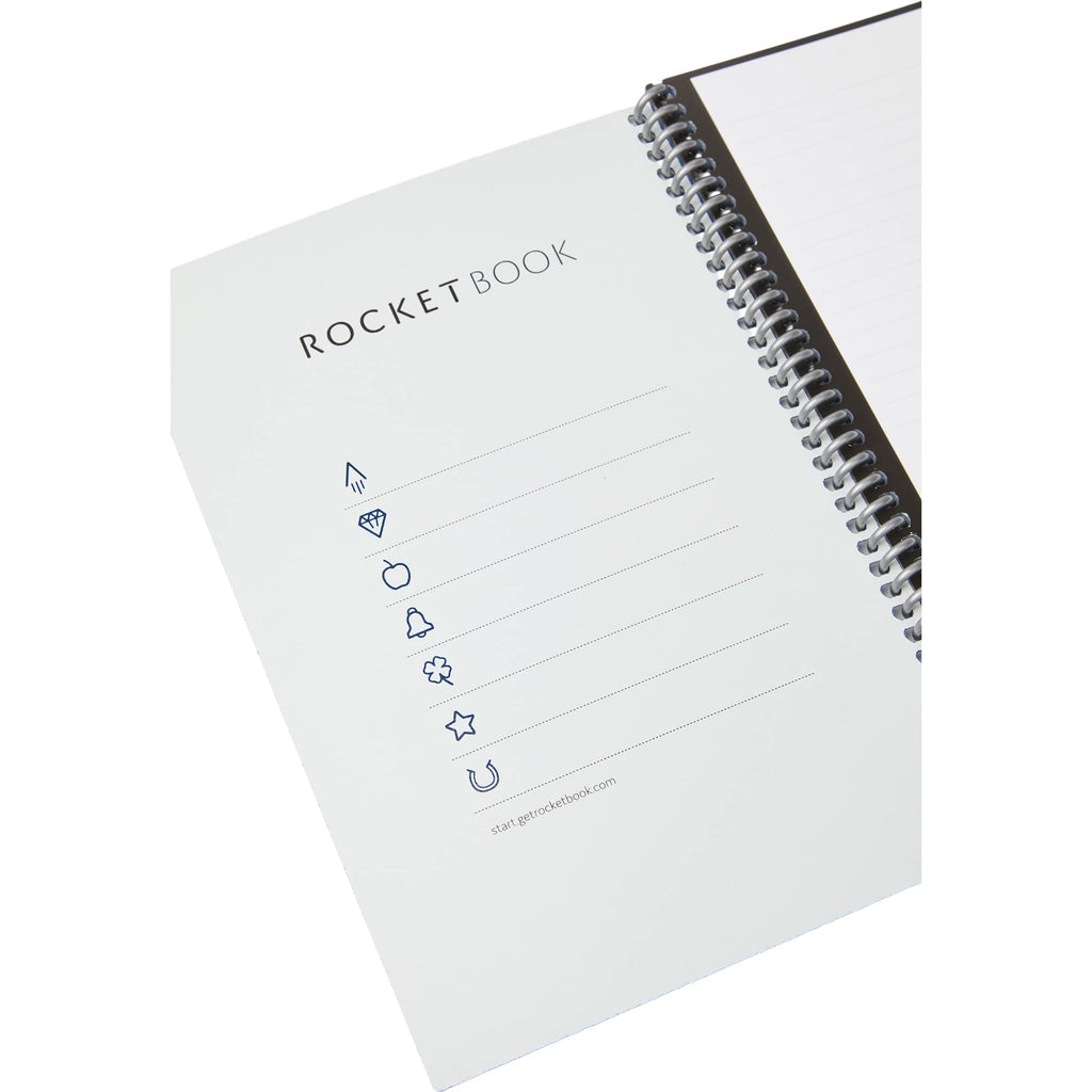 Rocketbook Core Reusable Notebook Set, Executive Size - Black - Detail 9