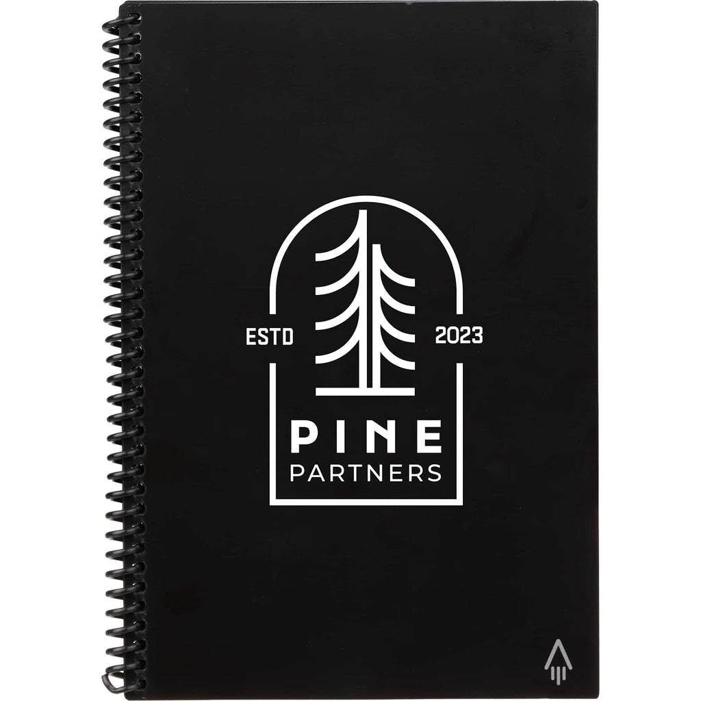 Rocketbook Core Reusable Notebook Set, Executive Size - Black - Front