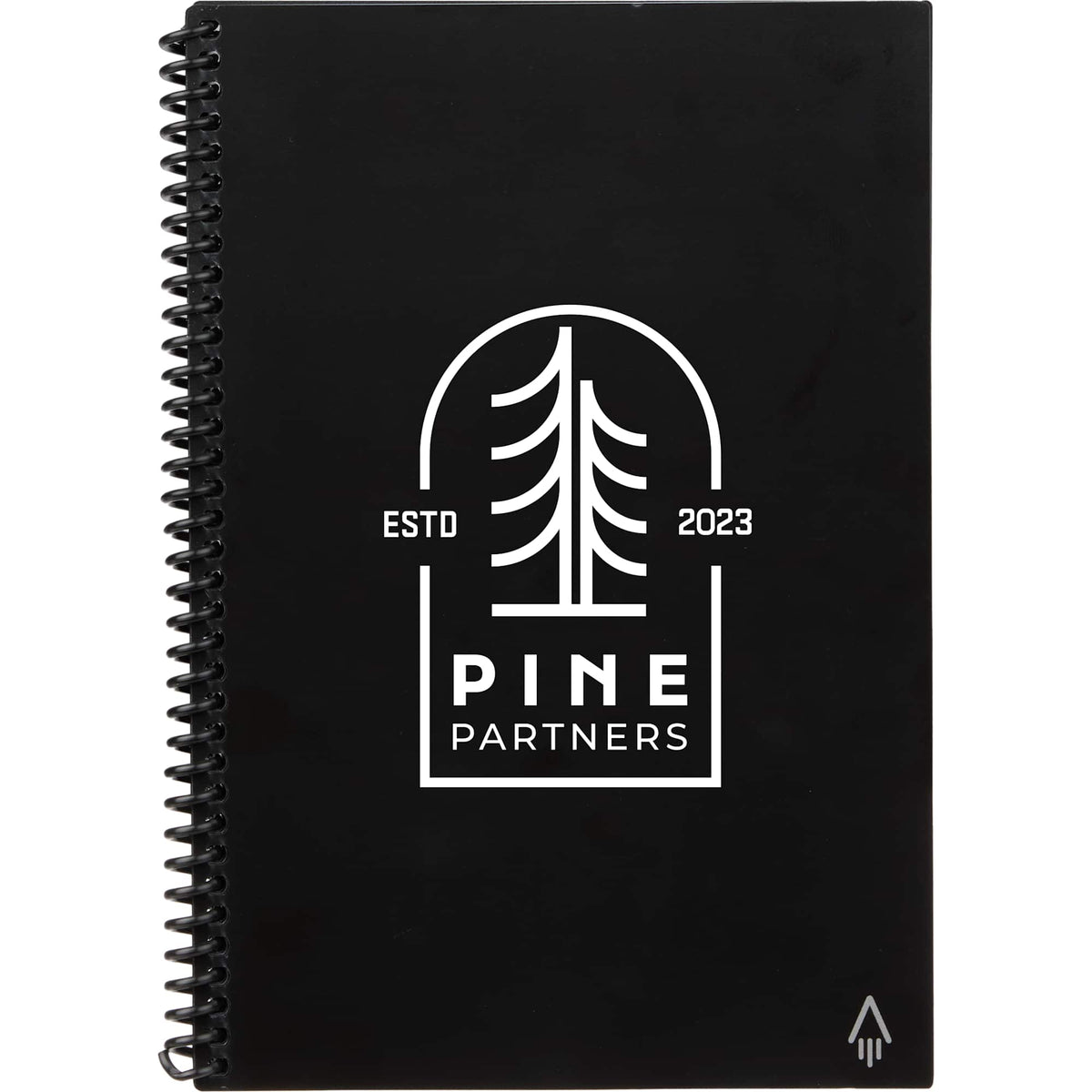 Rocketbook Core Reusable Notebook Set, Executive Size - Black - Front