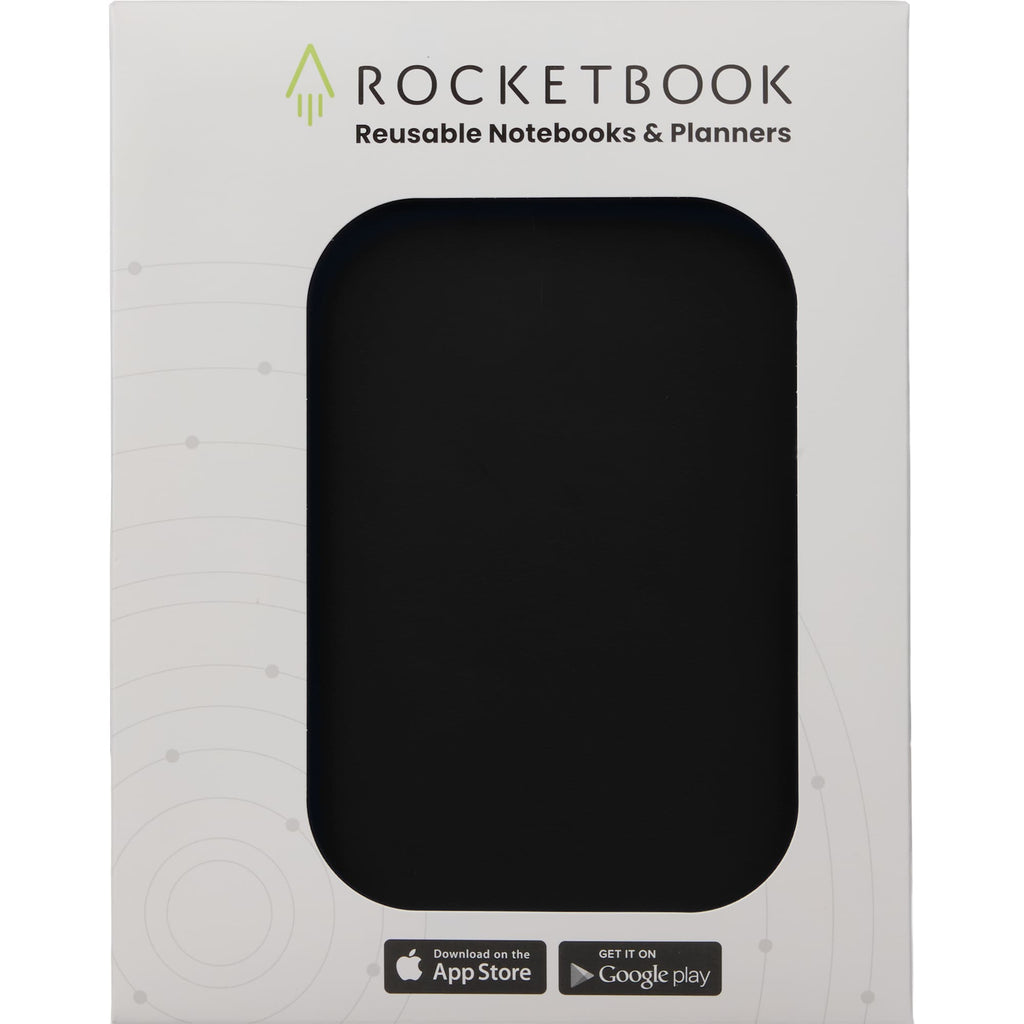 Rocketbook Core Reusable Notebook Set, Executive Size - Black - Packaging