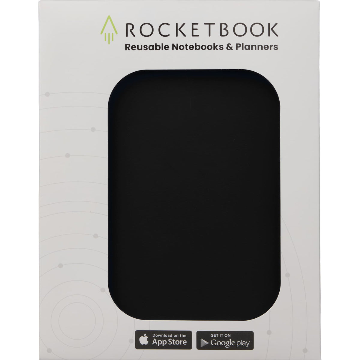 Rocketbook Core Reusable Notebook Set, Executive Size - Black - Packaging