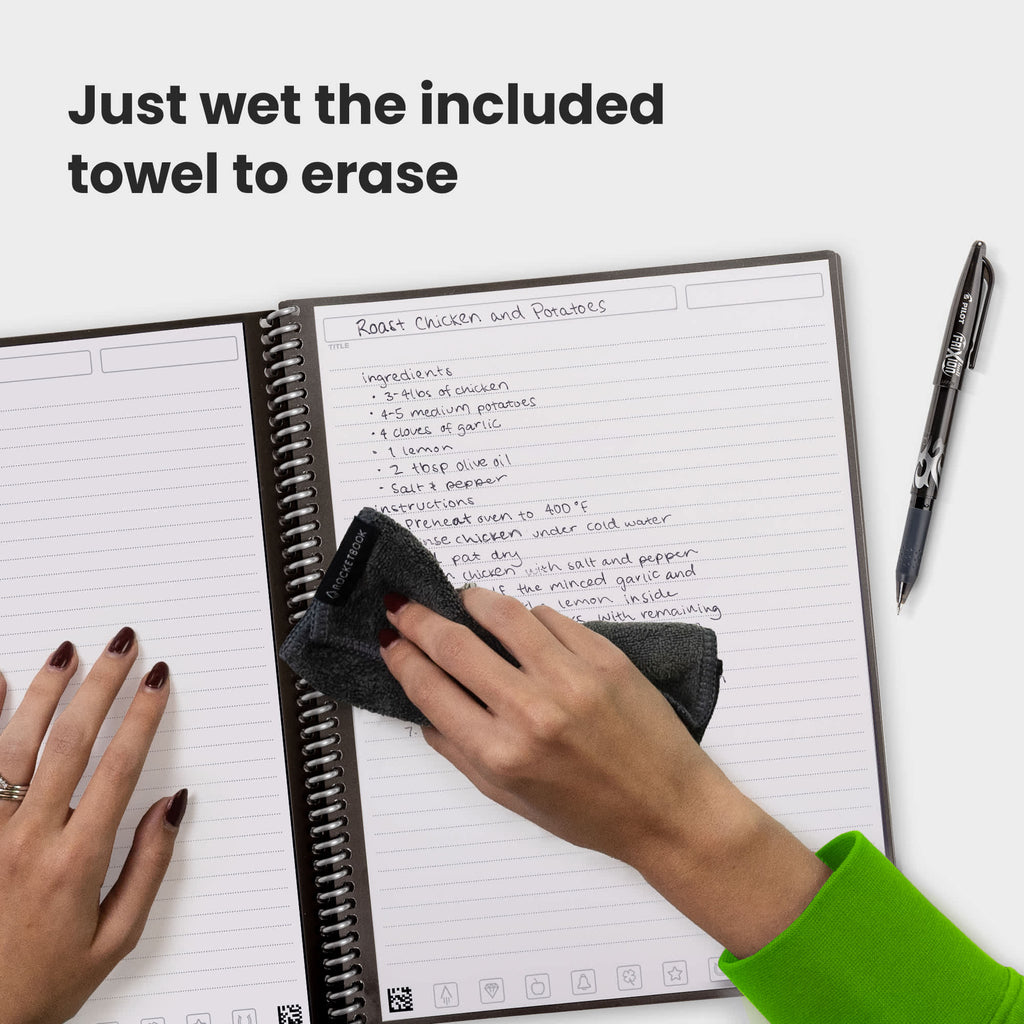 Rocketbook Core Reusable Notebook Set, Executive Size - Navy - Detail 7