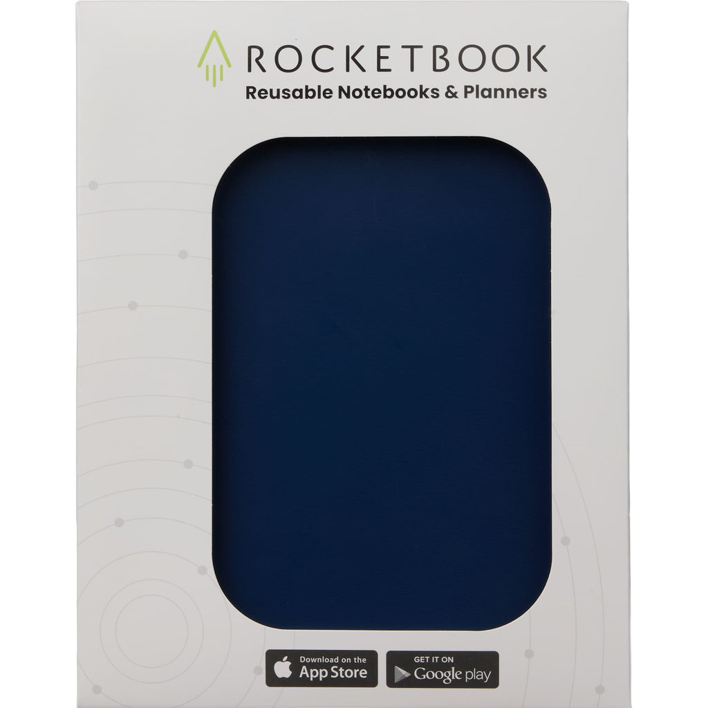 Rocketbook Core Reusable Notebook Set, Executive Size - Navy - Packaging
