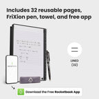 Rocketbook Core Reusable Notebook Set, Letter Size - Black - Detail 6