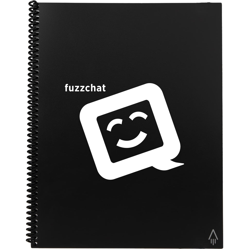 Rocketbook Core Reusable Notebook Set, Letter Size - Black - Front
