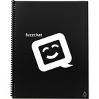 Rocketbook Core Reusable Notebook Set, Letter Size - Black - Front