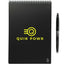 Rocketbook Executive Flip Reusable Notebook, 9 x 6 Inches - Black - Front