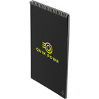 Rocketbook Executive Flip Reusable Notebook, 9 x 6 Inches - Black - Left Angle 2