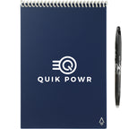 Rocketbook Executive Flip Reusable Notebook, 9 x 6 Inches - Navy - Front