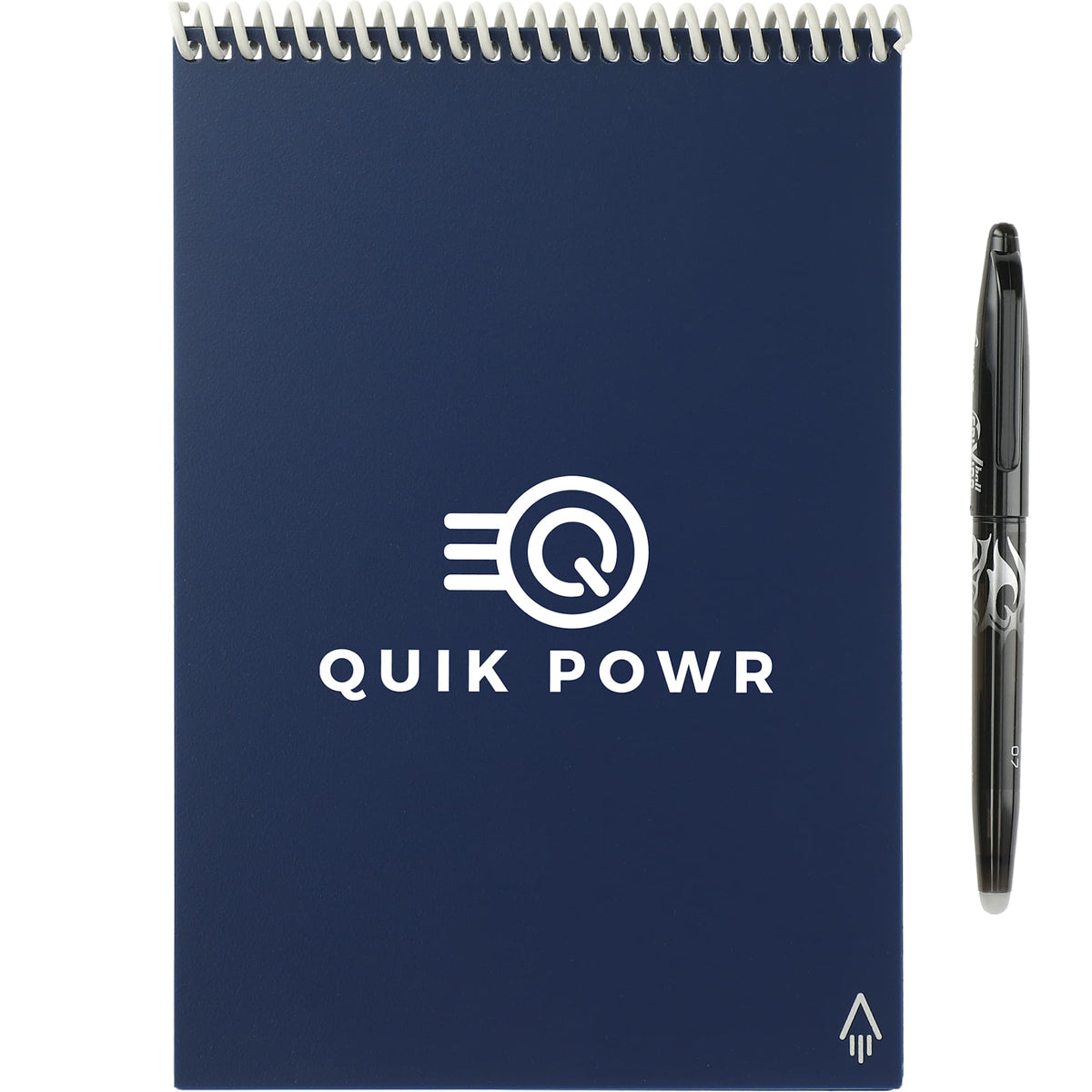 Rocketbook Executive Flip Reusable Notebook, 9 x 6 Inches - Navy - Front
