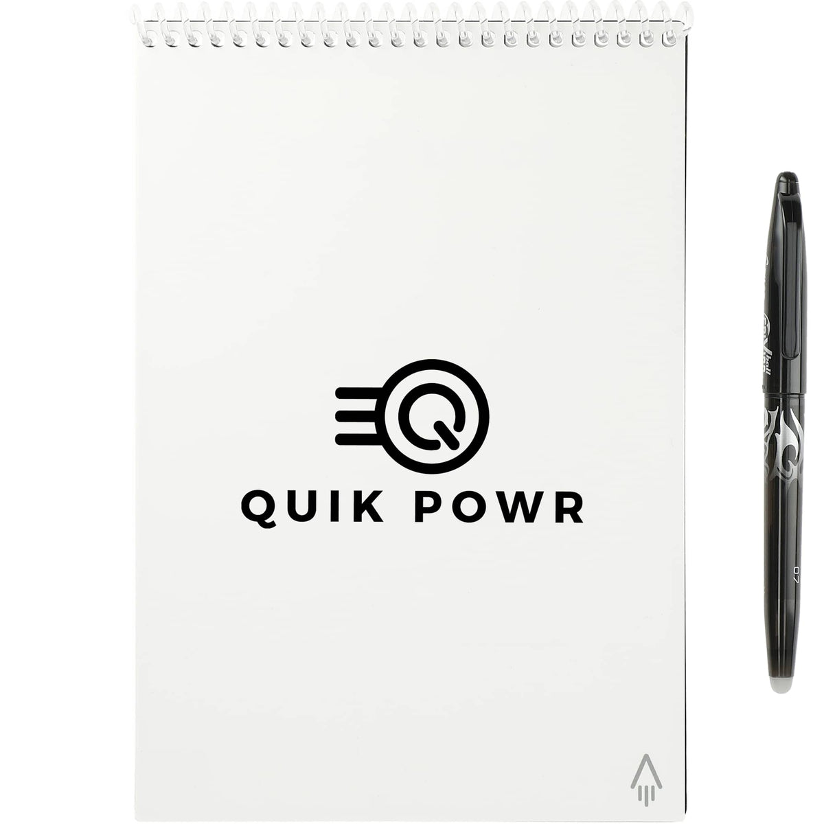 Rocketbook Executive Flip Reusable Notebook, 9 x 6 Inches - White - Front