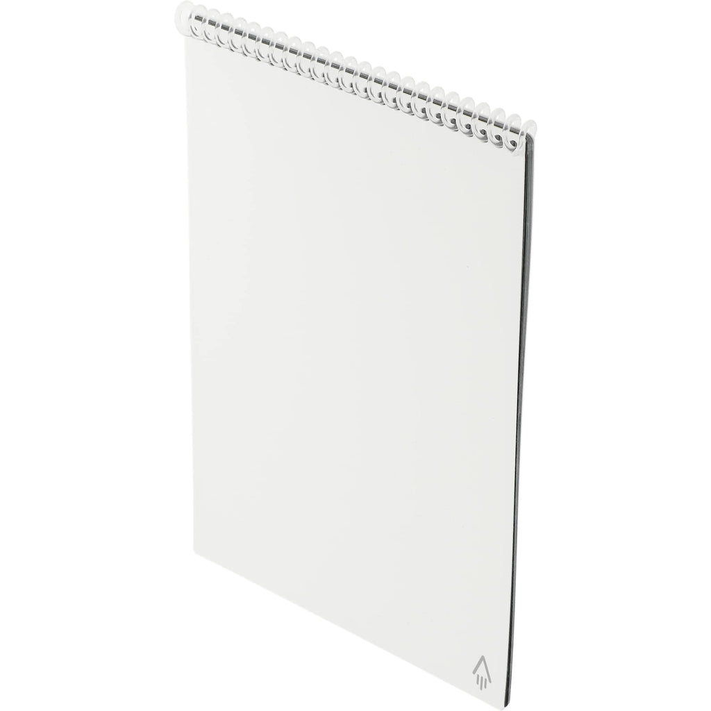 Rocketbook Executive Flip Reusable Notebook, 9 x 6 Inches - White - Left Angle 2