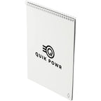 Rocketbook Executive Flip Reusable Notebook, 9 x 6 Inches - White - Left Angle