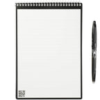 Rocketbook Executive Flip Reusable Notebook, 9 x 6 Inches - White - Open