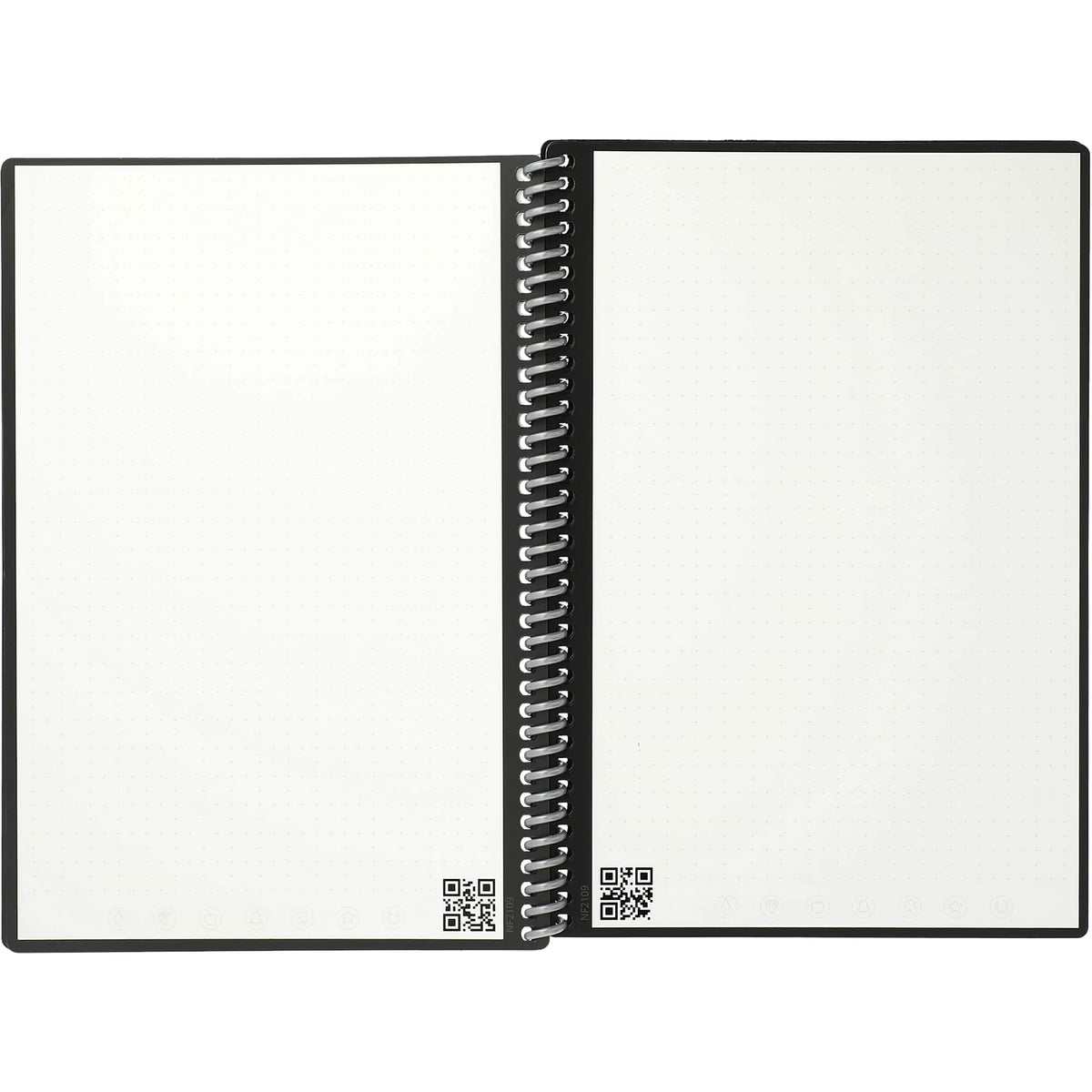 Rocketbook Fusion Reusable Planner Notebook Set, Executive Size - Black - Front 3