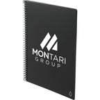 Rocketbook Fusion Reusable Planner Notebook Set, Executive Size - Black - Left Angle
