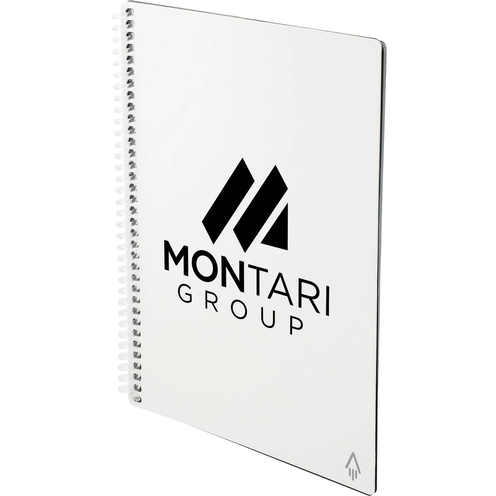 Rocketbook Fusion Reusable Planner Notebook Set, Executive Size - White - Left Angle