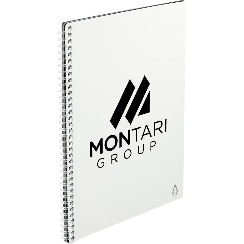 Rocketbook Fusion Reusable Planner Notebook Set, Executive Size - White - Right Angle