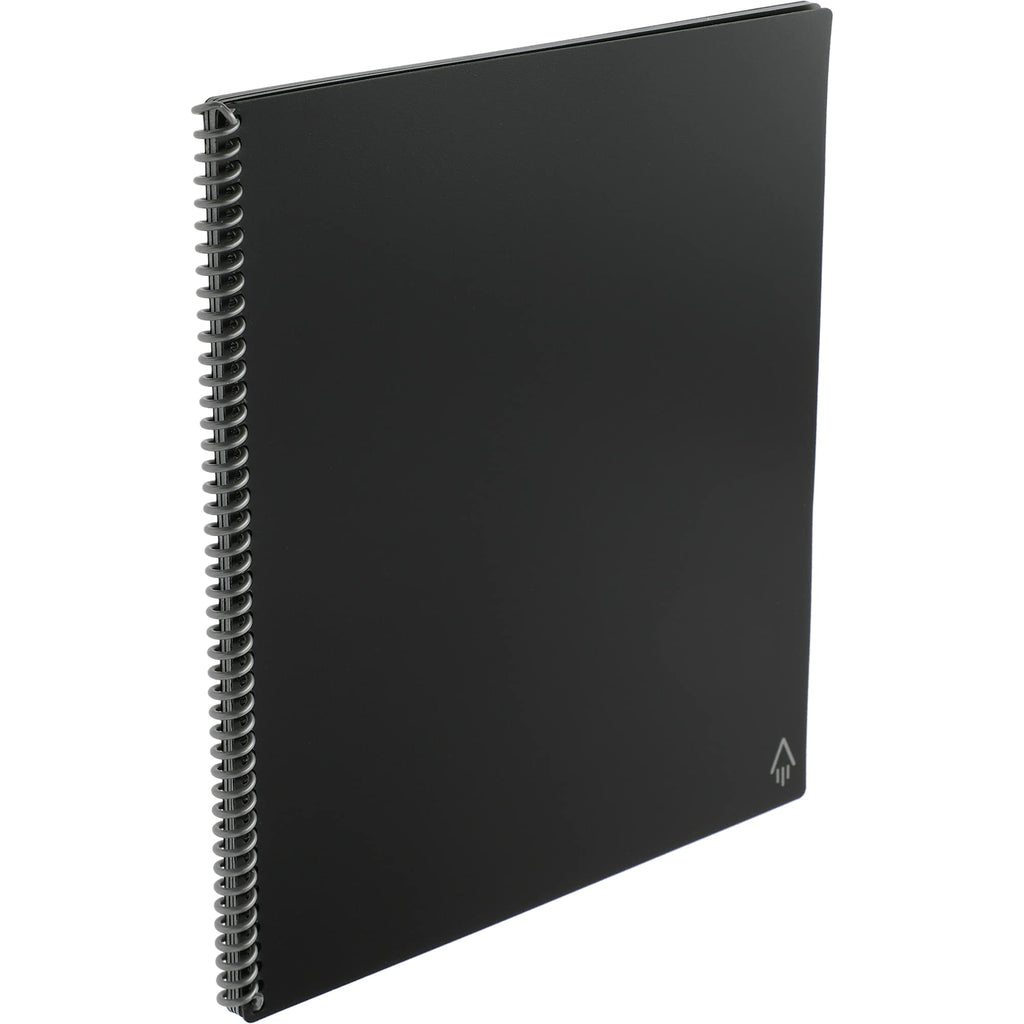 Rocketbook Fusion Reusable Planner Notebook Set, Letter Size - Black - Right Angle 4