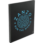 Rocketbook Fusion Reusable Planner Notebook Set, Letter Size - Black - Right Angle