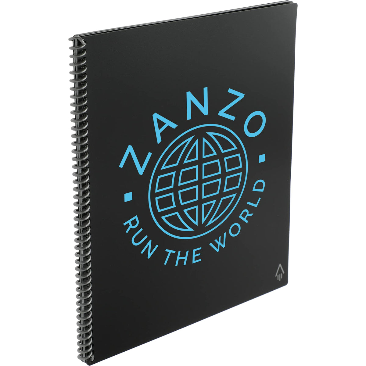 Rocketbook Fusion Reusable Planner Notebook Set, Letter Size - Black - Right Angle