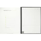 Rocketbook Fusion Reusable Planner Notebook Set, Letter Size - White - Front 2