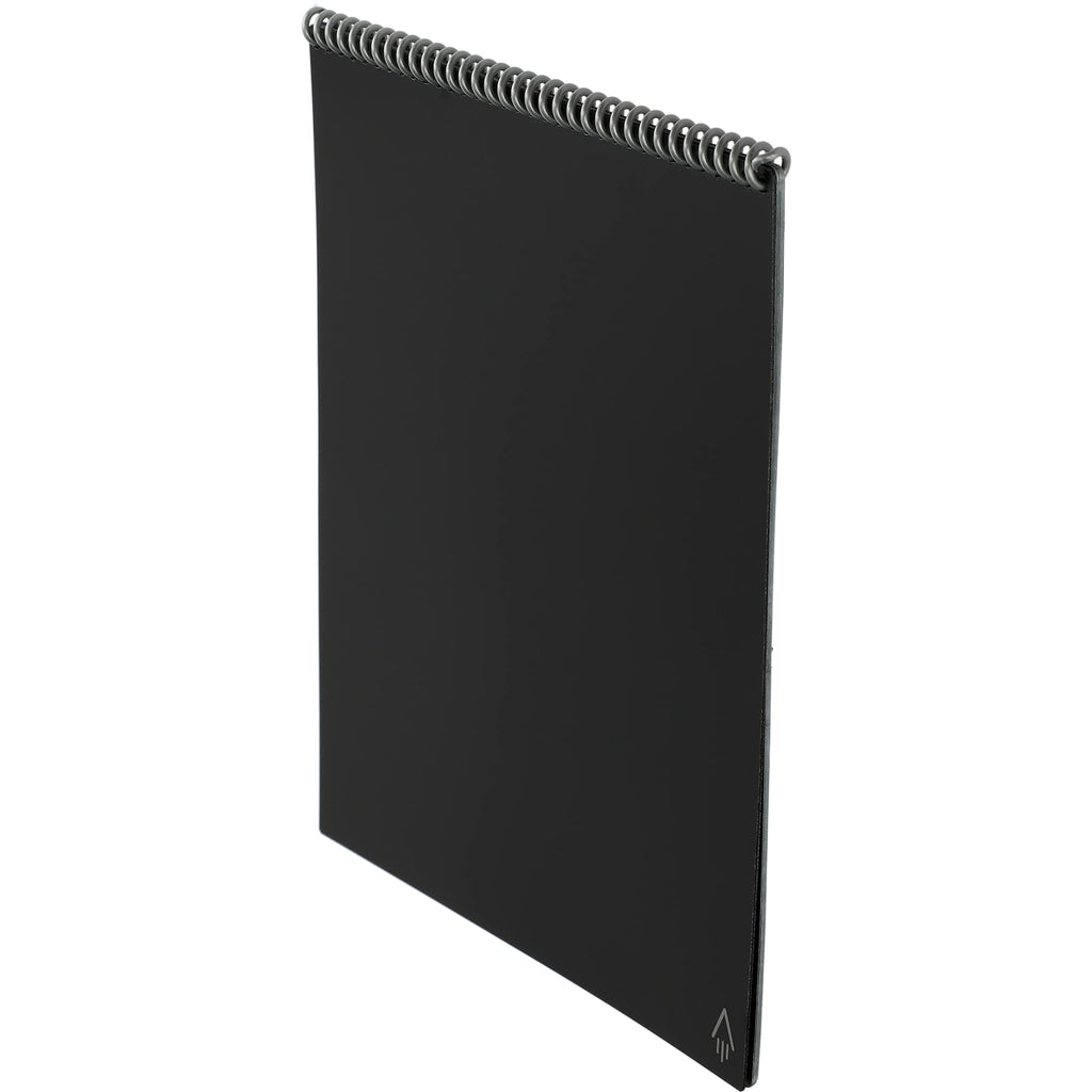 Rocketbook Letter Flip Reusable Notebook Set, 11 x 8.5 Inches - Black - Left Angle 2