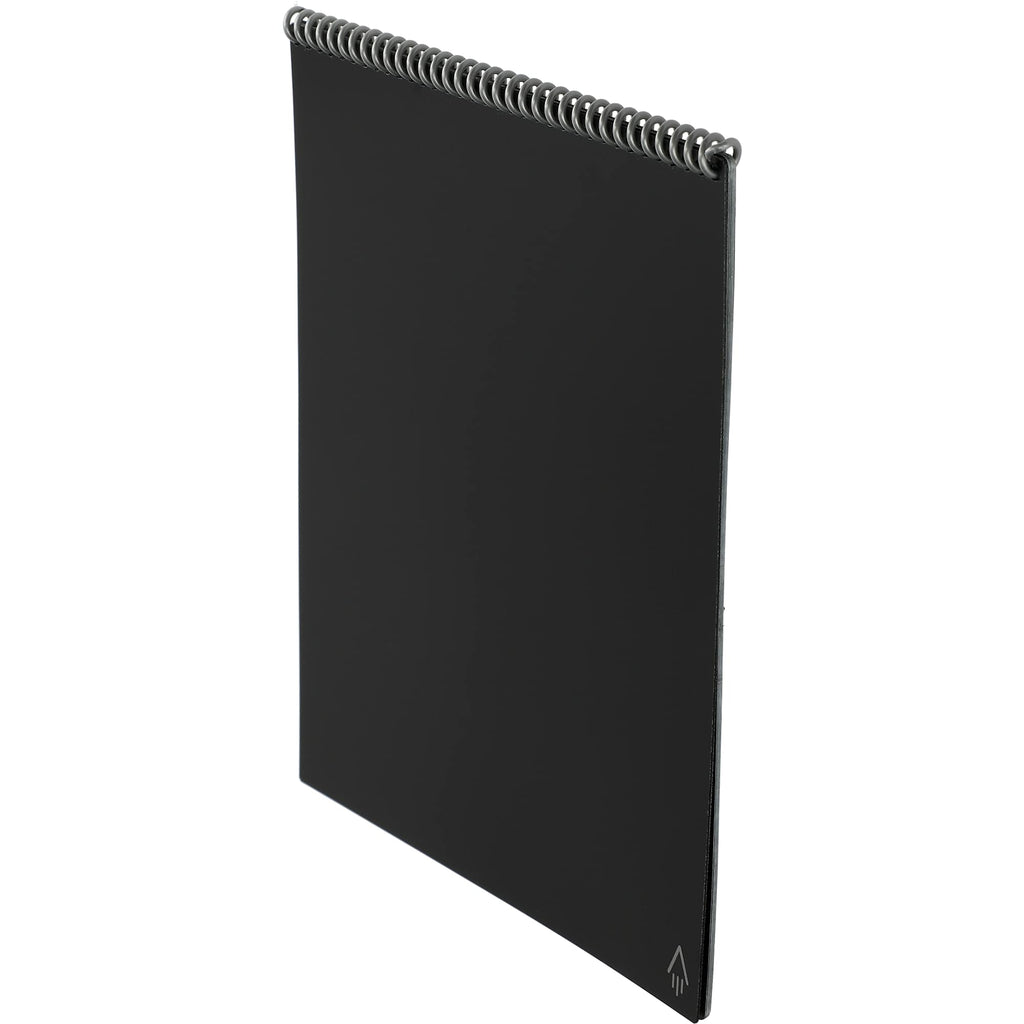 Rocketbook Letter Flip Reusable Notebook Set, 11 x 8.5 Inches - Black - Left Angle 3