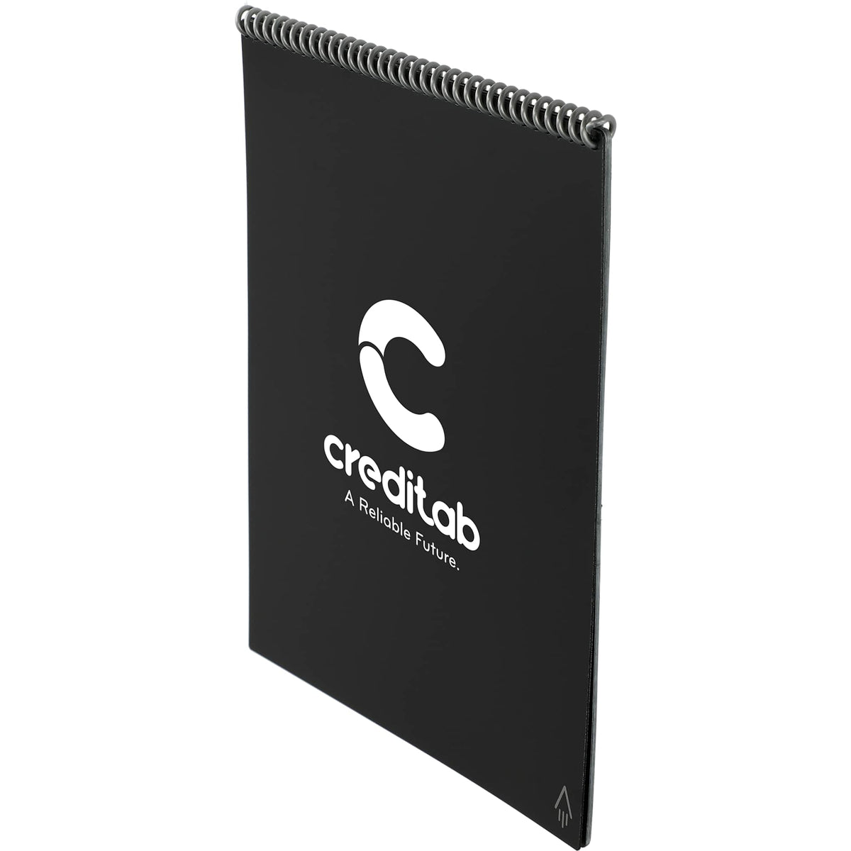Rocketbook Letter Flip Reusable Notebook Set, 11 x 8.5 Inches - Black - Left Angle