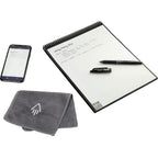 Rocketbook Letter Flip Reusable Notebook Set, 11 x 8.5 Inches - Black - Propped Xkpina