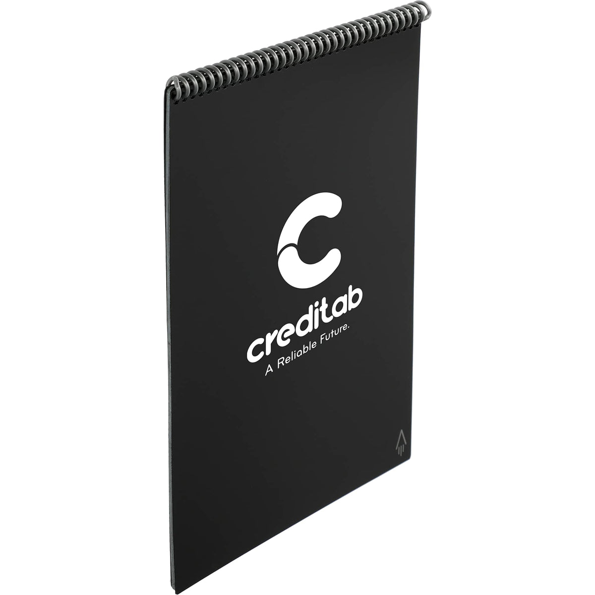 Rocketbook Letter Flip Reusable Notebook Set, 11 x 8.5 Inches - Black - Right Angle