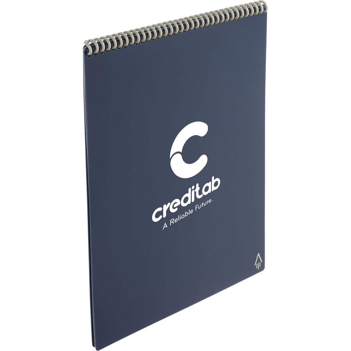 Rocketbook Letter Flip Reusable Notebook Set, 11 x 8.5 Inches - Navy - Right Angle