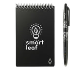 Rocketbook Mini Reusable Notebook Set, 5.5 x 3.5 Inches - Black - Front