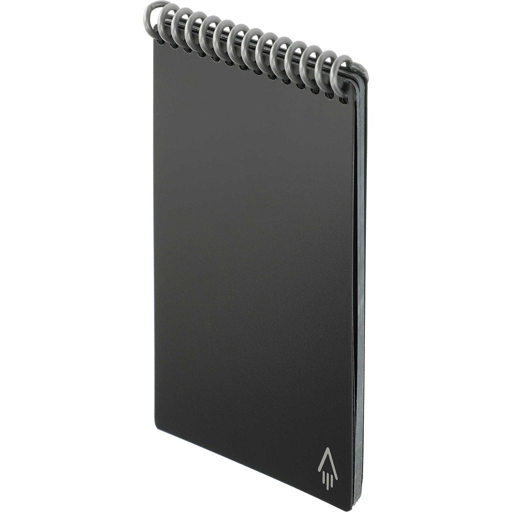 Rocketbook Mini Reusable Notebook Set, 5.5 x 3.5 Inches - Black - Left Angle 3