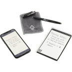 Rocketbook Mini Reusable Notebook Set, 5.5 x 3.5 Inches - White - Left Angle 2